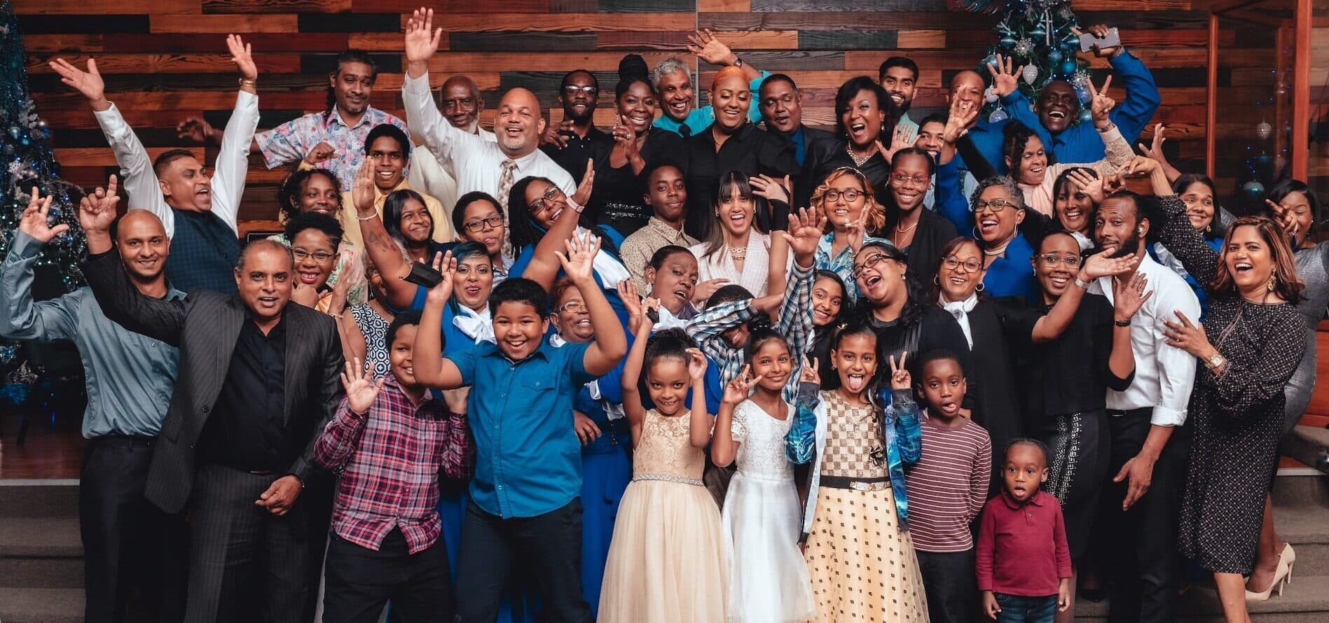 The POBMC family โ congregation gathered together